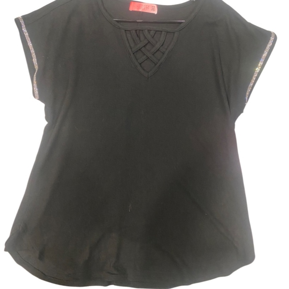 Women’s Sequin Sleeve Blouse